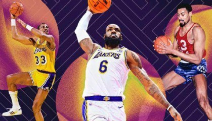 詹皇加冕NBA历史得分王 他从7位前辈手中接过火炬